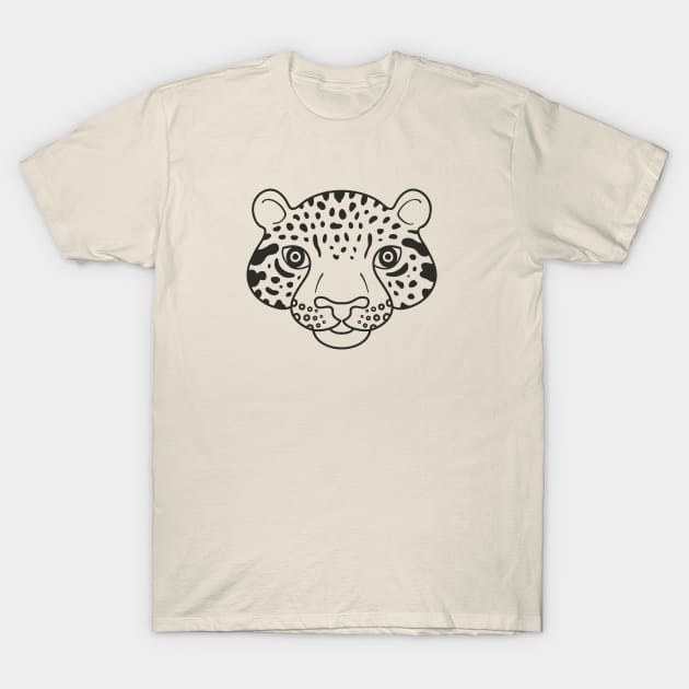 Jaguar black T-Shirt by Eduardo Tejedor